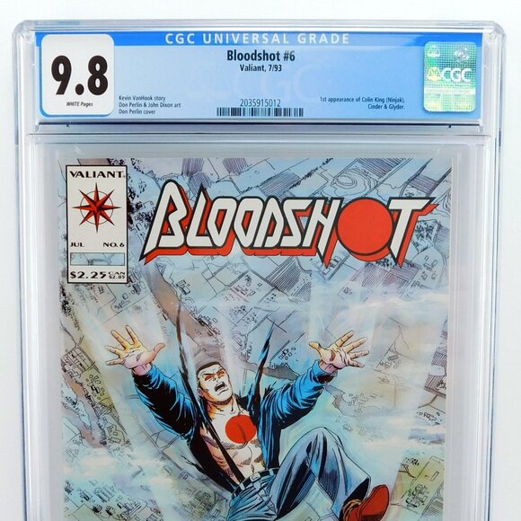 BLOODSHOT #6 CGC 9.8 1st Appearance of NINJAK - Picture 3 of 3